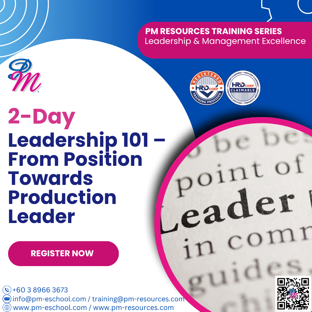 Leadership 101 – From Position Towards Production Leader